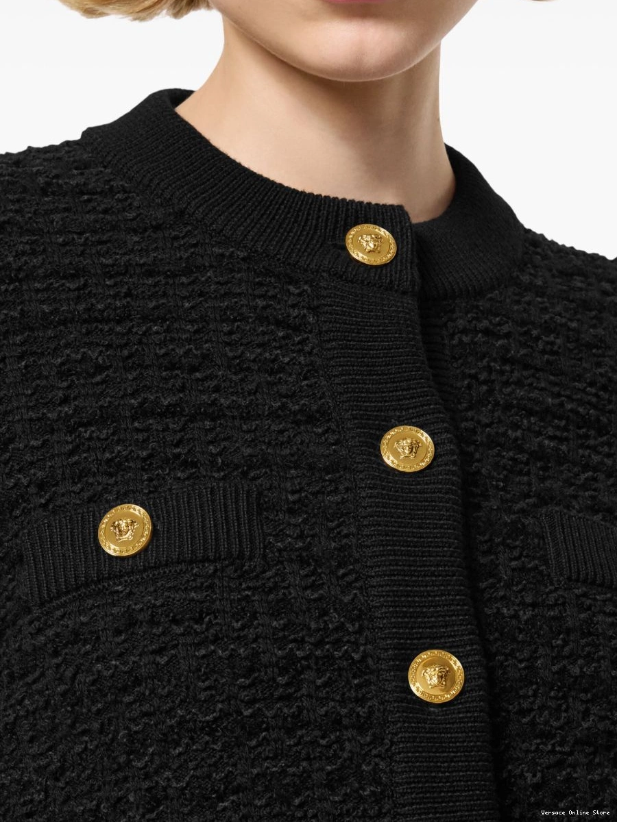 Affordable jacket Women boucle Versace tweed 0728